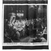 Belshazzar's Fest von Engraver Jan Muller Duschvorhang (Vorderseite)