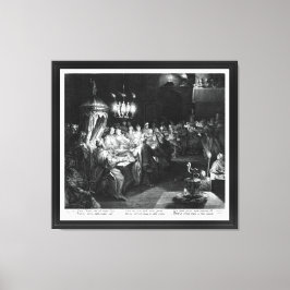 Belshazzar's Fest von Engraver Jan Muller Leinwanddruck