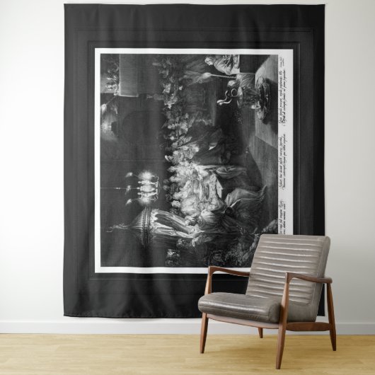 Belshazzar's Fest von Engraver Jan Muller Wandteppich (Beispiel)