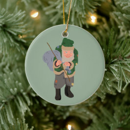 Belsnickel Cartoon Personalisiert Weihnachten Keramik Ornament