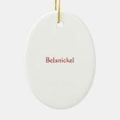 Belsnickel Keramikornament (Hinten)