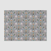 Belsnickel und Pennsylvania Weihnachtsmotifs Seidenpapier (Vorderseite)