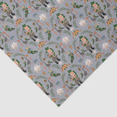 Belsnickel und Pennsylvania Weihnachtsmotifs Seidenpapier (Ausschnitt)