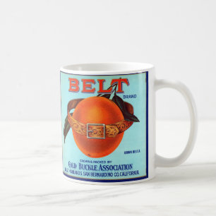 Belt Brand California Orange Kaffeetasse