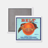 Belt Brand California Orange Magnet (Vorderseite/Rückseite)