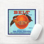 Belt Brand California Orange Mousepad (Mit Mouse)