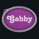 Belt Buckle Gabby Ovale Gürtelschnalle<br><div class="desc">Belt Buckle Gabby</div>
