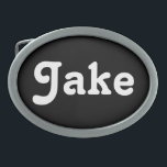 Belt Buckle Jake Ovale Gürtelschnalle<br><div class="desc">Belt Buckle Jake</div>