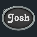 Belt Buckle Josh Ovale Gürtelschnalle<br><div class="desc">Belt Buckle Josh</div>
