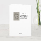 Beltain Ring of Fire faltende Grußkarte Karte (Rückseite)