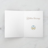 Beltain Ring of Fire faltende Grußkarte Karte (Innenseite)