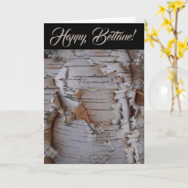 Beltain Ring of Fire faltende Grußkarte Karte