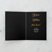 Beltain Ring of Fire faltende Grußkarte Karte (Innenseite)