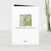 Beltain Ring of Fire faltende Grußkarte Karte (Rückseite)