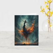 Beltane Blessings Karte (Gelbe Blume)