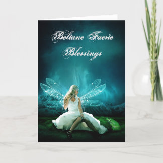 Beltane Fee Segen Pagan Grußkarte Karte