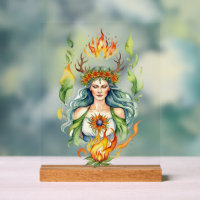 Beltane-Feuer-Sommer-Göttin-Florale-Sabbat-Altar