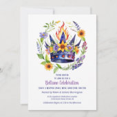 Beltane Fire Crown Summer Floral Sabbat Party Einladung (Vorderseite)