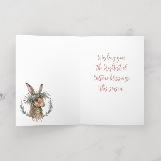 Beltane Foil Card (Innen Abgelegt)