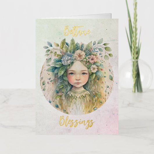 Beltane Foil Card (Vorderseite)