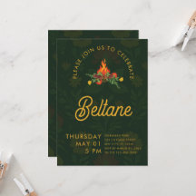 Beltane | Frühling | Wheel of the Year Einladung