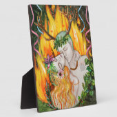 Beltane Gott & Göttin | Wicca Altar-Foto Fotoplatte (Seite)