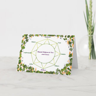 Beltane Greeting Card Karte