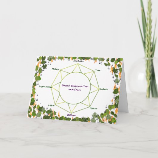 Beltane Greeting Card Karte (Vorderseite)