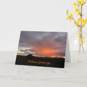 "Beltane Grüße " Karte (Gelbe Blume)