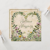 Beltane Holiday Greeting Karte (Vorderseite/Rückseite Beispiel)