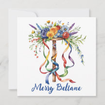 Beltane Maibaum Floral Sommerbeginn Sabbat