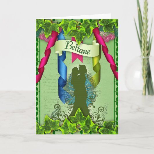 Beltane Pagan Greeting Card Karte (Vorderseite)