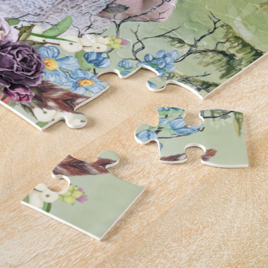 Beltane Sabbat Fire Ritual Scene Wiccan Puzzle (Seite)