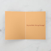 Beltane Segen in Gold Grußkarte Karte (Innenseite)