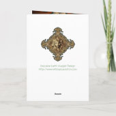 Beltane Sun Sprite-Gruß-Karte Karte (Rückseite)