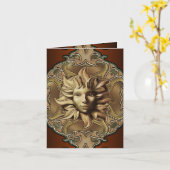 Beltane Sun Sprite Notecard Karte (Gelbe Blume)