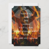 Beltanisches Feuer Einladung (Rückseite)