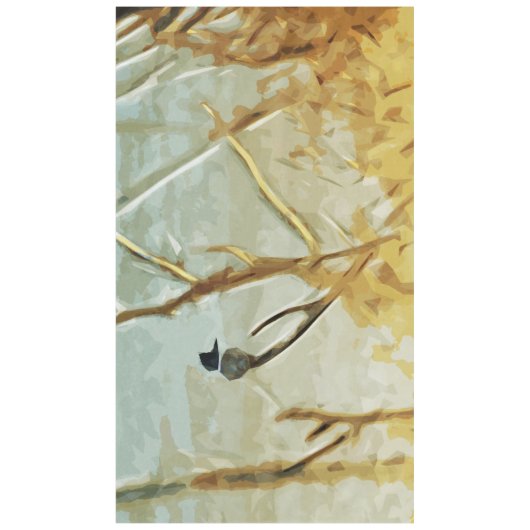 Belted Kingfisher am Rivers Edge Abstrakt Tischdecke (Vorderseite)