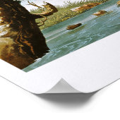 Belted Kingfisher John Audubon Birds of America Poster (Ecke)