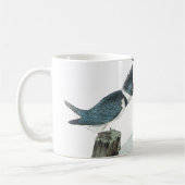 Belted Kingfisher von Audubon Kaffeetasse (Links)