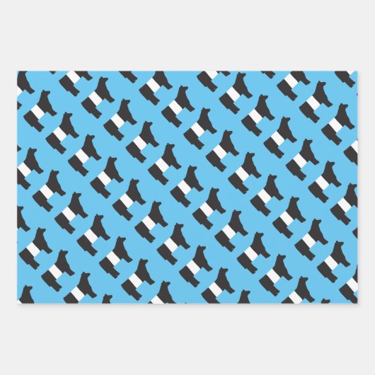 Beltie, Belted Galloway Gift Wrap Sheet Sets Geschenkpapier Set (Vorderseite 2)