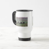 Beltie Kuh-Herde im Fall Reisebecher (Vorderseite Links)