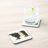 "Beltie" umgeschnallter Galloway Untersetzer (Rechte Seite)