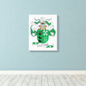 Beltran Familienwappen Leinwanddruck (Insitu (Holzboden))