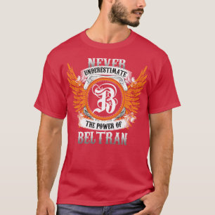 Beltran Name Shirt Unterschätzen Sie niemals den P