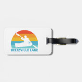 Beltzville Lake Pennsylvania Kayak Gepäckanhänger (Rückseite horizontal)
