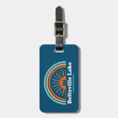 Beltzville Lake Pennsylvania Rainbow Gepäckanhänger (Vorderseite vertikal)