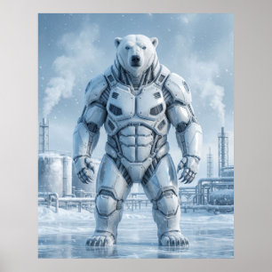 Belüfteter Eisbär Poster
