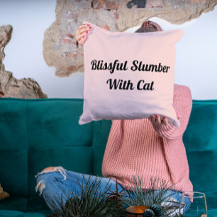 Belüfteter Klempner mit katzenPersonalisiertem Hau Kissen