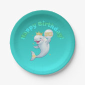 Beluga Boo Alles Gute zum Geburtstag 7" Pappteller (Vorderseite)